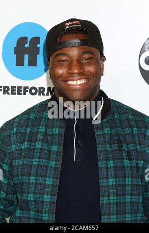 LOS ANGELES - 5 FEBBRAIO: Okieriete Onaodowan al Disney ABC Television Winter Press Tour Photo Call al Langham Huntington Hotel il 5 febbraio 2019 a Pasadena, CA Foto Stock