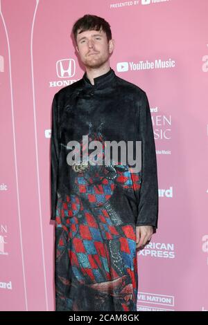 LOS ANGELES - DEC 12: James Blake al Billboard Women in Music Event 2019 all'Hollywood Palladium il 12 dicembre 2019 a Los Angeles, California Foto Stock