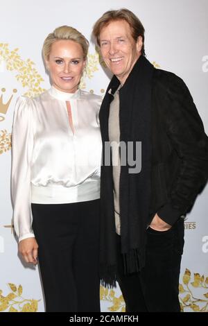 LOS ANGELES - 9 FEBBRAIO: Josie Bissett, Jack Wagner all'evento Hallmark Winter 2019 TCA presso la Tournament House il 9 febbraio 2019 a Pasadena, California Foto Stock