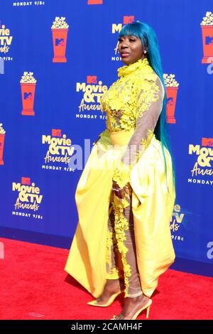 LOS ANGELES - GIU 15: Spice, Grace Latoya Hamilton al MTV Movie & TV Awards 2019 al Barker Hanger il 15 giugno 2019 a Santa Monica, CA Foto Stock