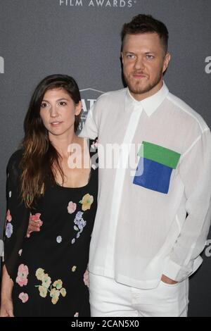 LOS ANGELES - 4 NOVEMBRE: Aja Volkman, Dan Reynolds al Hollywood Film Awards 2018 al Beverly Hilton Hotel il 4 novembre 2018 a Beverly Hills, California Foto Stock