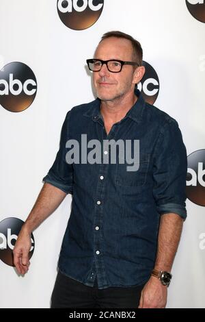 LOS ANGELES - 8 GEN: Clark Gregg alla festa ABC TCA Winter 2018 al Langham Huntington Hotel l'8 gennaio 2018 a Pasadena, California Foto Stock