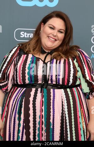 LOS ANGELES - GEN 11: Chrissy Metz al 23° Premio annuale Critics' Choice al Barker Hanger il 11 gennaio 2018 a Santa Monica, California Foto Stock