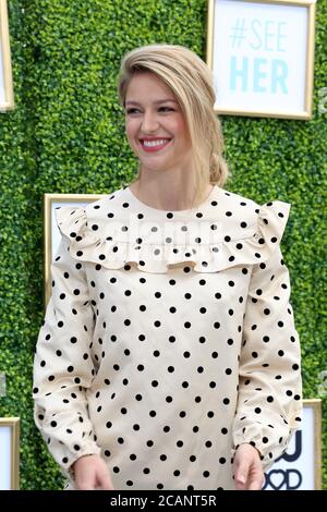 LOS ANGELES - OTT 14: Melissa Benoist al CW Network's Fall Launch Event presso i Warner Brothers Studios il 14 ottobre 2018 a Burbank, California Foto Stock