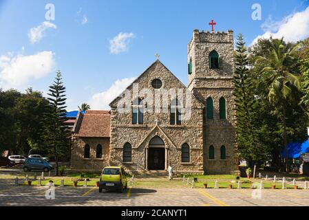 Kerala, India. 08 settembre 2019. Mateer Memorial Church, situato nel cuore della città di Trivandrum, vecchia chiesa CSI MM. Foto Stock