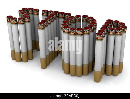 Stop Smoking Concept - 3D Foto Stock