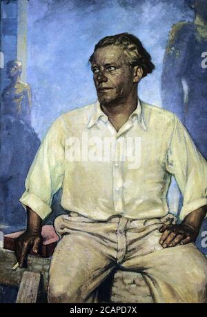 Erler Fritz - Professor Josef Thorak - Scuola tedesca - XIX secolo Foto Stock