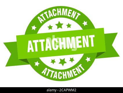 etichetta isolata nastro tondo di fissaggio. cartello di fissaggio Illustrazione Vettoriale