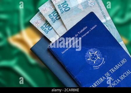 Soldi veri brasiliani Foto stock - Alamy