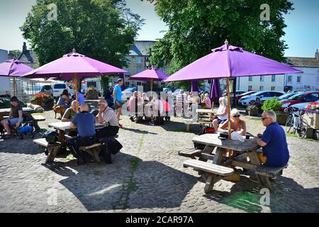 Masham Market Place North Yorkshire Inghilterra Regno Unito Foto Stock