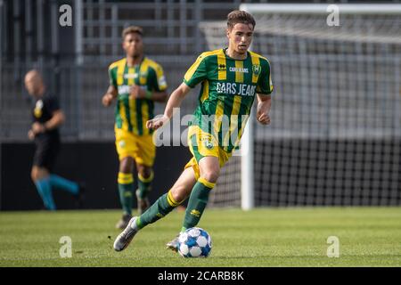 Almere, Paesi Bassi. 8 agosto 2020. ALMERE, 08-08-2020, stadio Yanmar, stagione 2020/2021, Calcio olandese pre-stagione Keuken Kampioen Divisie. Il giocatore ADO Den Haag Samy Bourard durante la partita Almere City FC - ADO Den Haag Credit: Pro Shots/Alamy Live News Foto Stock