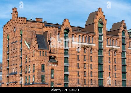 Amburgo, Germania 10 03 2018, Internationales Maritimes Museum Hamburg im Kaispeicher B an der Koreastraße 1 in der Speicherstadt. Erbaut von den archi Foto Stock