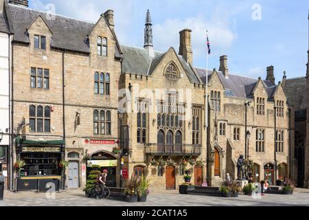 Market Hall, Market Place, Durham, County Durham, Inghilterra, Regno Unito Foto Stock