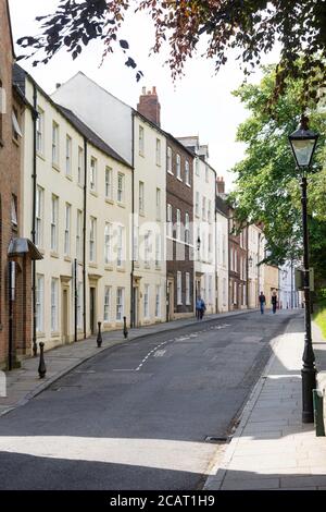 Case d'epoca, North Bailey, Durham, County Durham, Inghilterra, Regno Unito Foto Stock