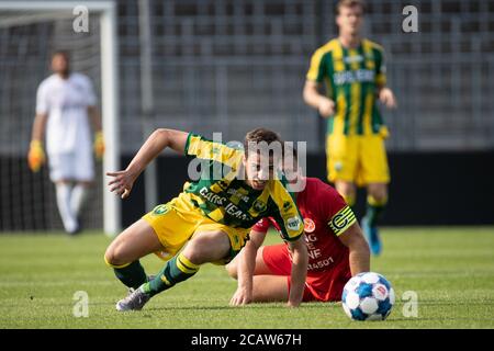 Almere, Paesi Bassi. 8 agosto 2020. ALMERE, 08-08-2020, stadio Yanmar, stagione 2020/2021, Calcio olandese pre-stagione Keuken Kampioen Divisie. Il giocatore ADO Den Haag Samy Bourard durante la partita Almere City FC - ADO Den Haag Credit: Pro Shots/Alamy Live News Foto Stock