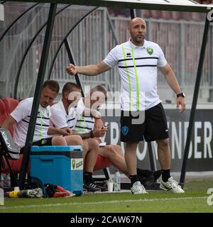 Almere, Paesi Bassi. 8 agosto 2020. ALMERE, 08-08-2020, stadio Yanmar, stagione 2020/2021, Calcio olandese pre-stagione Keuken Kampioen Divisie. ADO Den Haag allenatore Aleksandar Rankovic durante la partita Almere City FC - ADO Den Haag Credit: Pro Shots/Alamy Live News Foto Stock