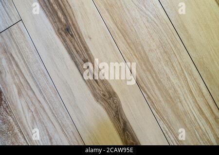 Legno laminato, legno pavimento Texture, legno sfondo. Motivo parquet in legno Foto Stock