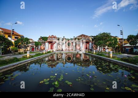 TAM Quan porta del tempio Ba Mu Foto Stock