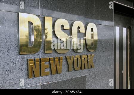 DISCOTECA ingresso nightclub New York, The Bar Quarter, Southampton, Inghilterra, Regno Unito, agosto 2020 Foto Stock