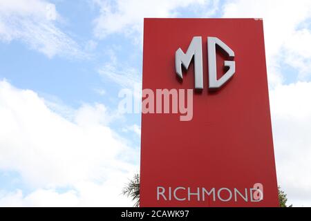 MG Motors Richmond, West Quay Road, Southampton, Inghilterra, Regno Unito, agosto 2020 Foto Stock