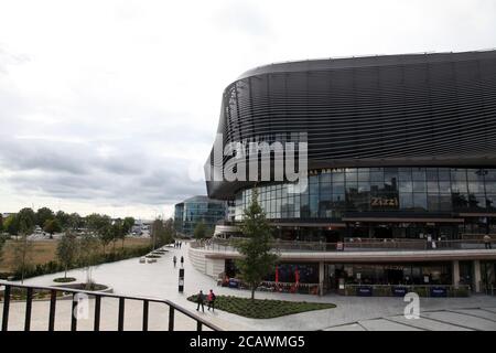 Westquay Shopping Centre, vista esterna, Barrate Quarter, Southampton, Inghilterra, Regno Unito, agosto 2020 Foto Stock