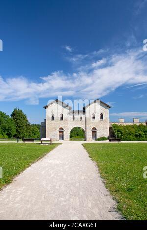 Geografia / viaggio, Germania, Baviera, Weissenburg, gate of the Limes Fort Biriciana, Weissenburg, MidD, Additional-Rights-Clearance-Info-Not-Available Foto Stock