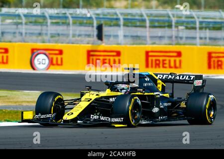 RICCIARDO Daniel (aus), Renault F1 Team RS20 durante il 70° anniversario del Gran Premio di Formula uno sul circuito di Silverstone, Northampton. Foto Stock