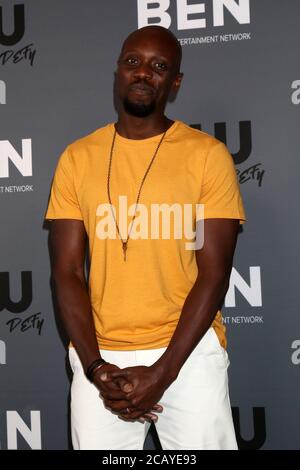 LOS ANGELES - 4 AGOSTO: Keston John al CW Summer TCA All-Star Party al Beverly Hilton Hotel il 4 agosto 2019 a Beverly Hills, California Foto Stock