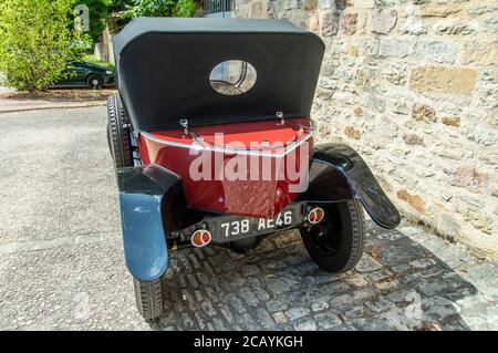 Vintage Red Citroen C2 Cabriolet 1923-1926 Foto Stock