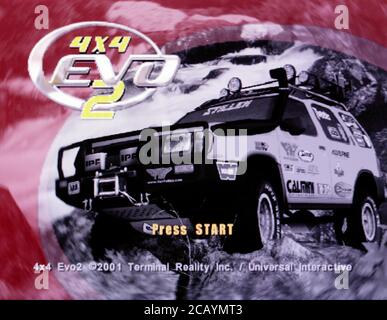 4x4 Evo 2 - Videogame Nintendo Gamecube - solo per uso editoriale Foto Stock