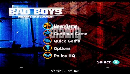 Bad Boys Miami Takedown - Nintendo Gamecube Videogame - solo per uso editoriale Foto Stock