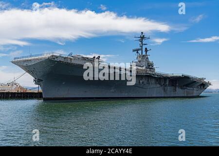 Museo USS Hornet in Alameda, California Foto Stock