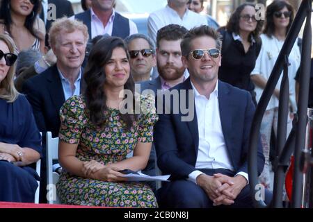 LOS ANGELES - SET 12: America Ferrera, Ryan Piers Williams alla cerimonia Judith Light Star sulla Hollywood Walk of Fame il 12 settembre 2019 a Los Angeles, California Foto Stock