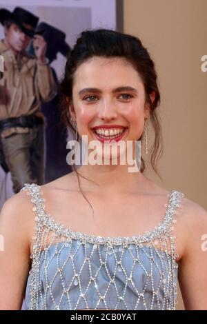 LOS ANGELES - LUGLIO 22: Sarah Margaret Qualley al 'Once upon a Time in Hollywod' Premiere al TCL Chinese Theatre IMAX il 22 Luglio 2019 a Los Angeles, CA Foto Stock