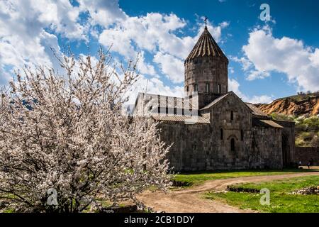 Monastero di Tatev, Chiesa di Poghos e Petros, Provincia di Syunik, Armenia, Caucaus, Eurasia. Foto Stock
