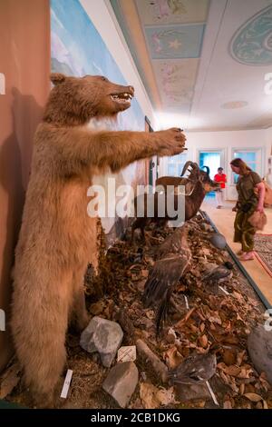 Museo di storia, Gabala City, Azerbaigian, Medio Oriente Foto Stock