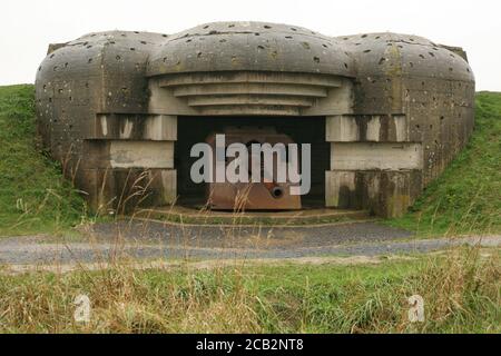 Spiagge della Normandia Foto Stock