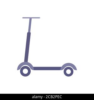 Icona scooter per stile piatto alla moda per il disegno grafico, sito web. Illustrazione di stock Vector. Illustrazione Vettoriale