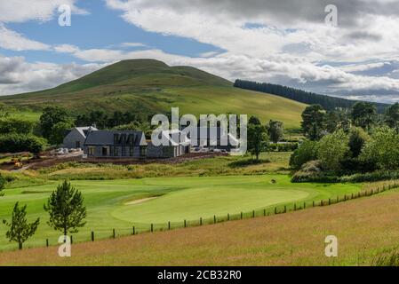 Nuovo sviluppo sotto Mendick West Linton Scotland Foto Stock