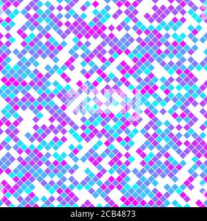 Colorato astratto sfondo geometrico di business. Minimalismo futuristico digitale. Illustrazione vettoriale. Forme geometriche viola, rosa e blu MOS casuali Illustrazione Vettoriale