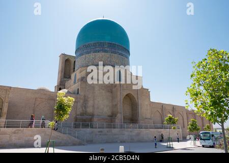 Shakhrisabz, Uzbekistan - complesso Dorut Tilavat a Shakhrisabz, Uzbekistan. Fa parte del centro storico di Shakhrisyabz, patrimonio dell'umanità. Foto Stock