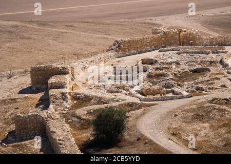 Israele, Negev. Tel Arad sito archeologico e parco nazionale Foto Stock