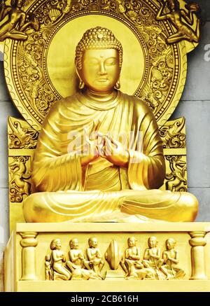 Buddha - adoratore di non-violenza Foto Stock