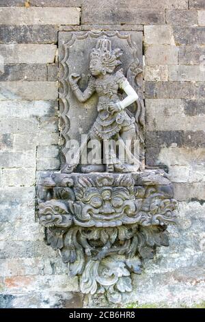 Taman Gili complessa, statua, Puri Semarapura Palace, Klungkung, Bali, Indonesia Foto Stock