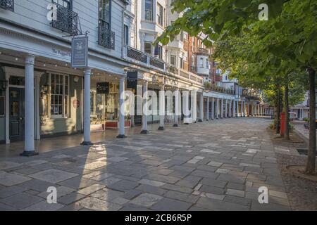 l'area commerciale delle piastrelle di tunbridge reale wells kent Foto Stock