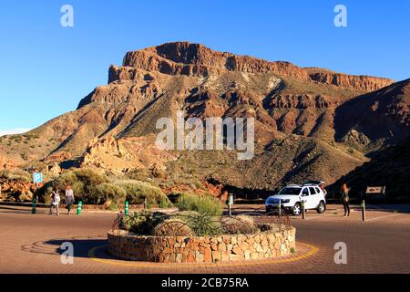 Parco nazionale Teide a Tenerife, Isole Canarie, Spagna. Foto Stock