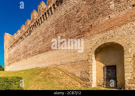 Italia Veneto Cittadella - le mura Foto Stock