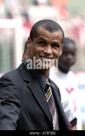 Milano Italia, 28 settembre 2003, Stadio 'G.MEAZZA SAN SIRO', Campionato Serious Football A 2003/2004, AC Milano - US Lecce : RIVALDO prima della partita Foto Stock