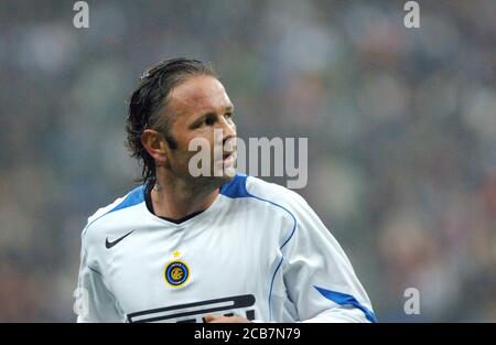 Milano Italia 06 aprile 2005, Stadio 'G.MEAZZA SAN SIRO', campionato di calcio Seria A 2004/2005, AC Milan - FC Inter : Foto Stock