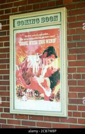 Detroit, Michigan - Fort Wayne storico. "Gone with the Wind" sta suonando al post-teatro, costruito nel 1939. Foto Stock